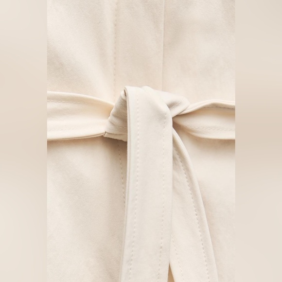 Chic Cream Button-Down Dress - Picture 8 of 8